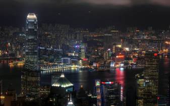 Widescreen Night City Landscape Wallpapers