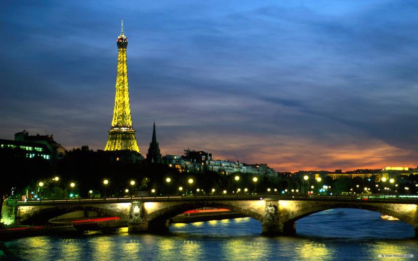 City, Paris, Night, Scenes Widescreen Wallpapers