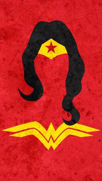 Wonder Women logo iPhone free Wallpapers
