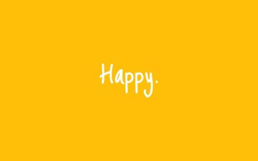 Yellow Aesthetic Happy Wallpapers