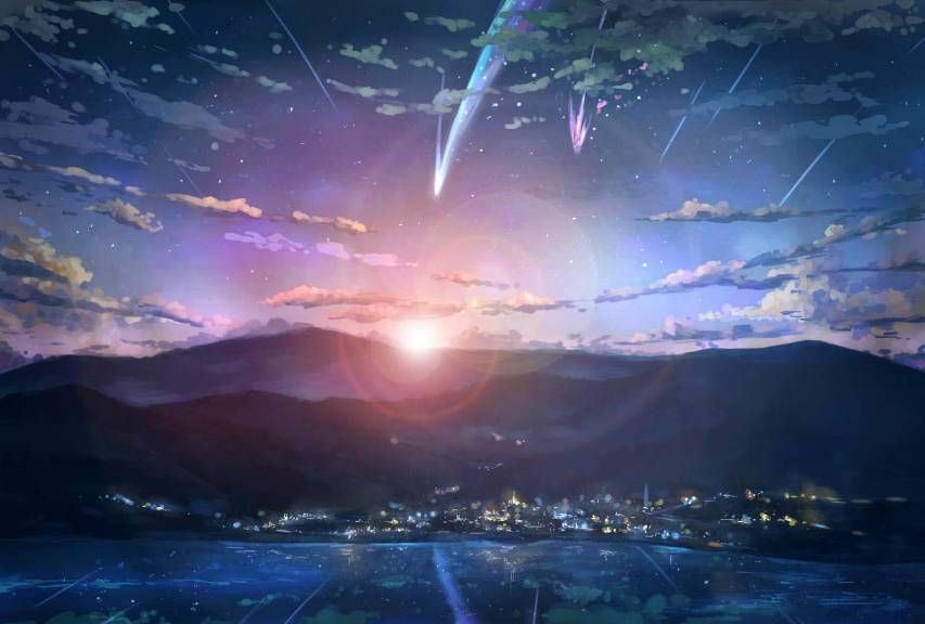 Your Name Anime Scenes Wallpapers for Pc