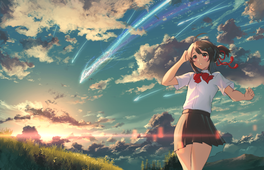 Anime Girl Your Name Desktop Backgrounds Picture