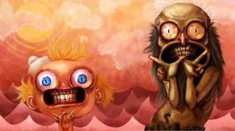 Funny, Cute, Cartoon, Zombie Backgrounds